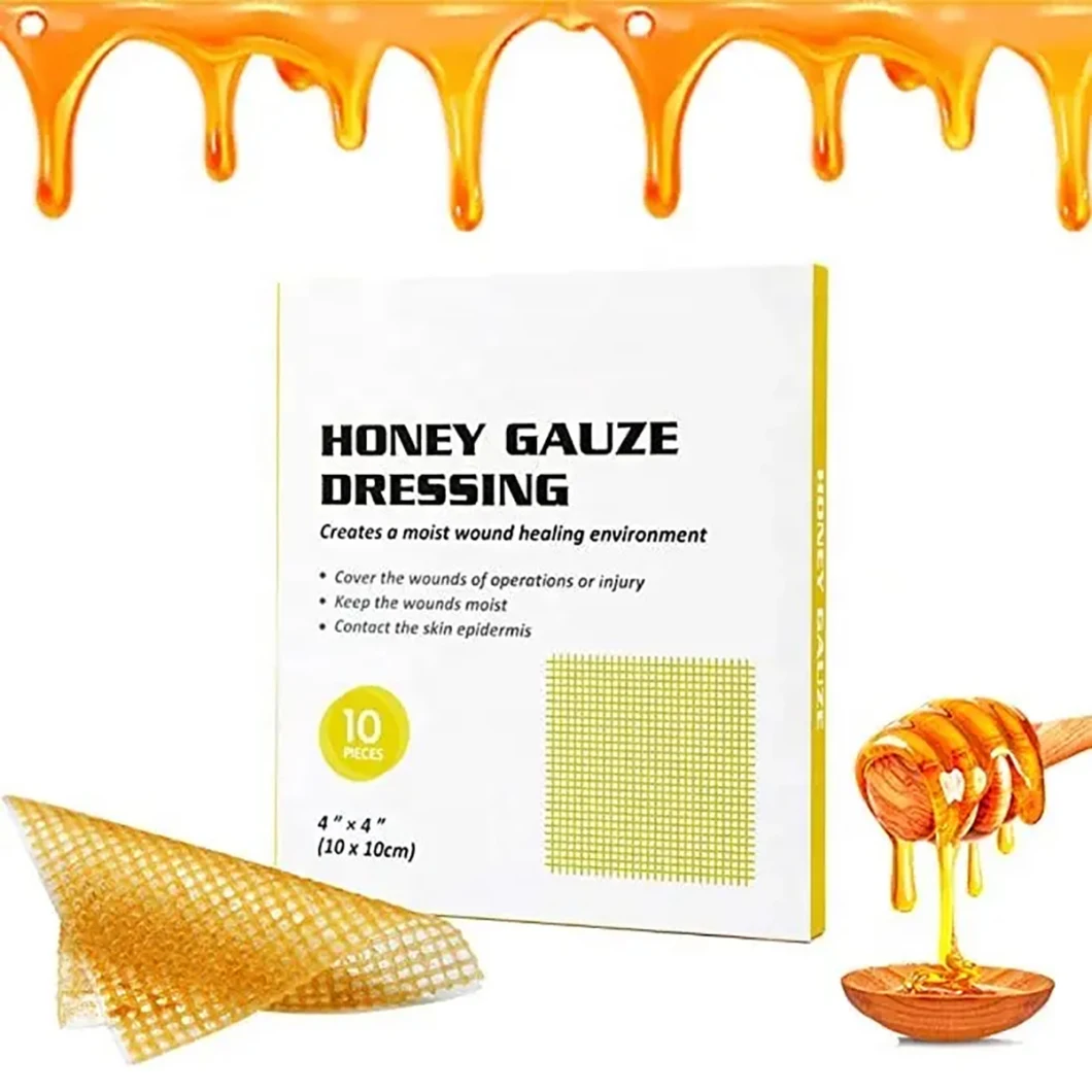 Medical Hypoallergenic Honey Gauze Dressing for Wound