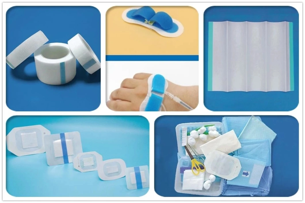 Hospital Transparent Foam Silicone Wound Dressing Manufacturer with CE ISO Supply