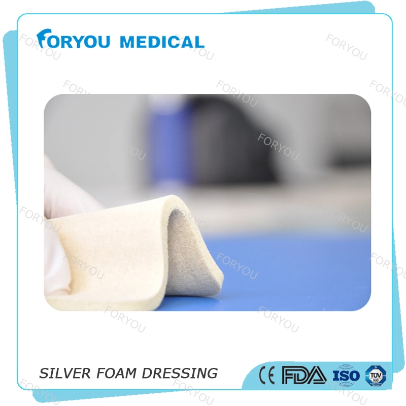 2019 Brand New Antibacterial AG Silver Ion Foam Dressing for 7days with FDA510K